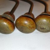 Old bistro wall coat rack