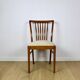 Vintage chairs beige velvet - set of 4