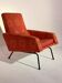Pair of armchairs - vintage italian fabric 1960
