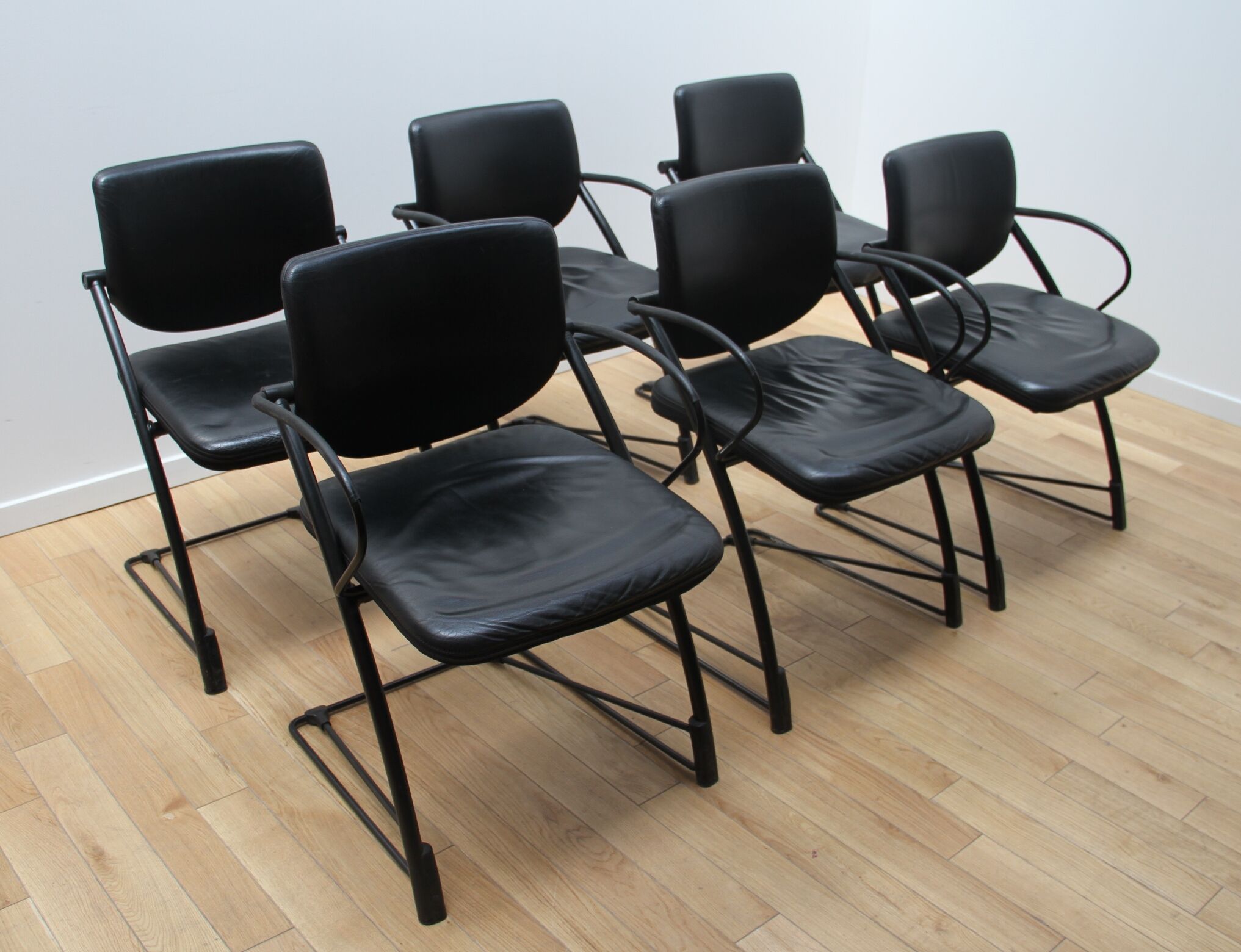 Suite de 6 chaises de bureau Steelcase
