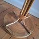 Vintage rattan parrot coat rack, antique furniture for entryway