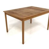 Oak “portfolio” dining room table, Sweden, 1960s