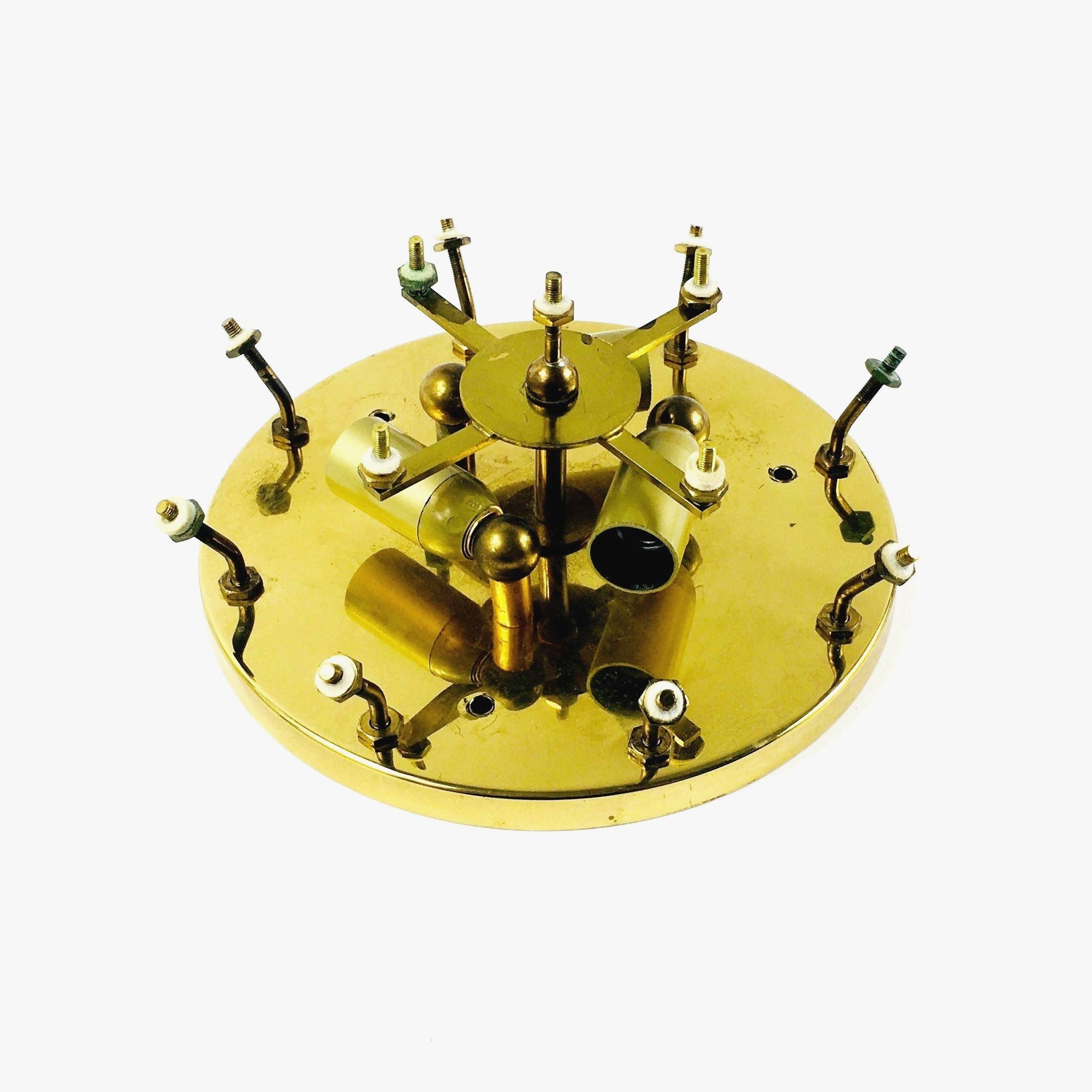 Mid-Century Murano Glass Ceiling Light by E. Palme for Palwa, 1960s