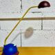 Lampe vintage Stilplast Italie années 1980