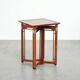 Tall Art Deco design side table with removable top