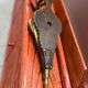 Vintage brass fireplace servant