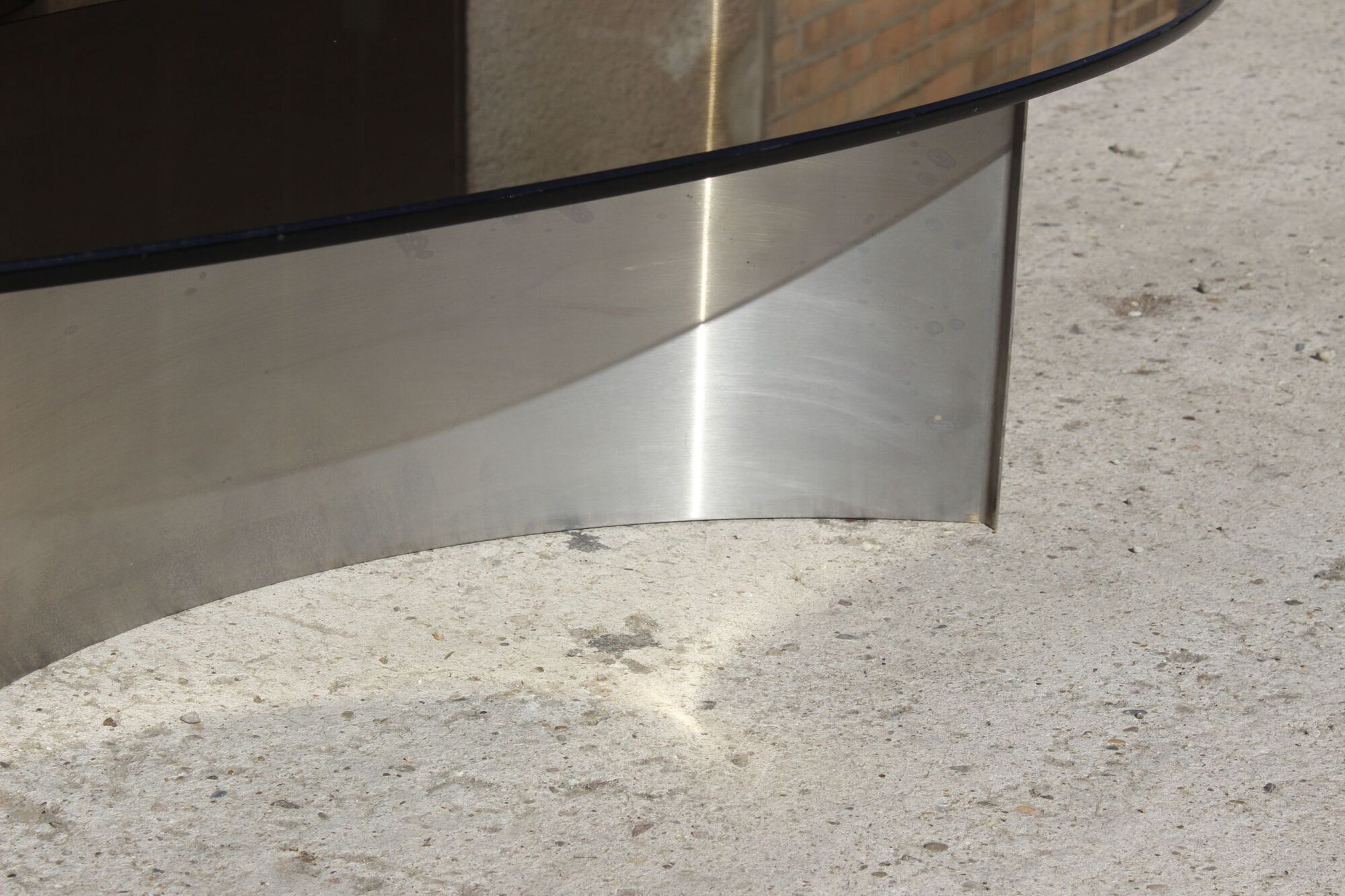 Steel coffee table , 1970s