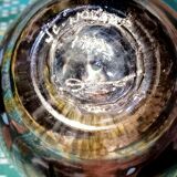 Vase en verre Jean Claude Novaro avec incrustations d’or