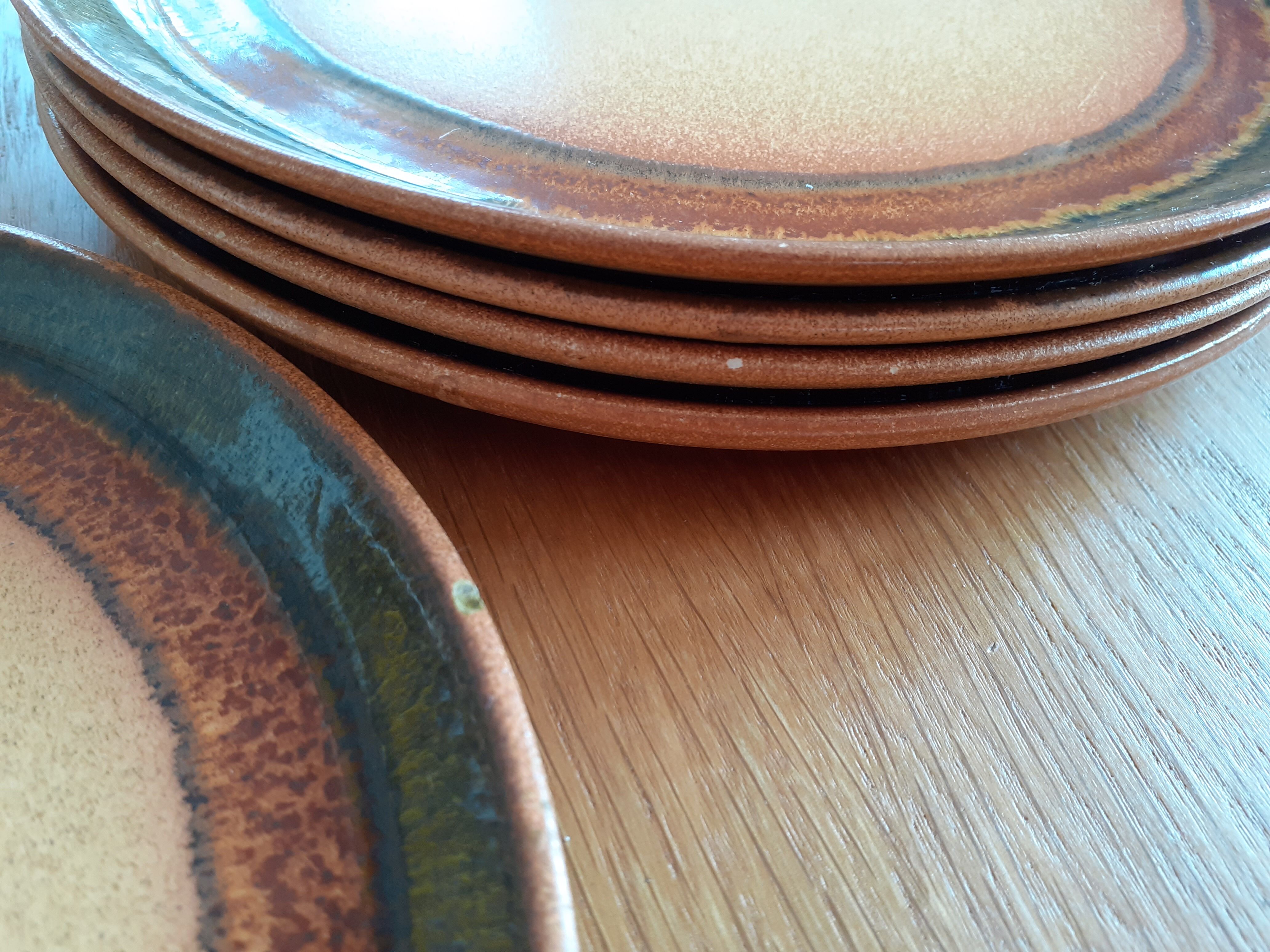5 dessert plates Atelier d'Art Badonviller