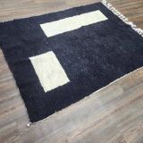 Moroccan pure wool Berber rug size 100 x 200 cm