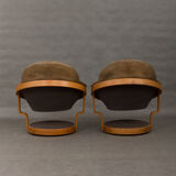 Armchairs designed by Oddmund Vad in  1970
