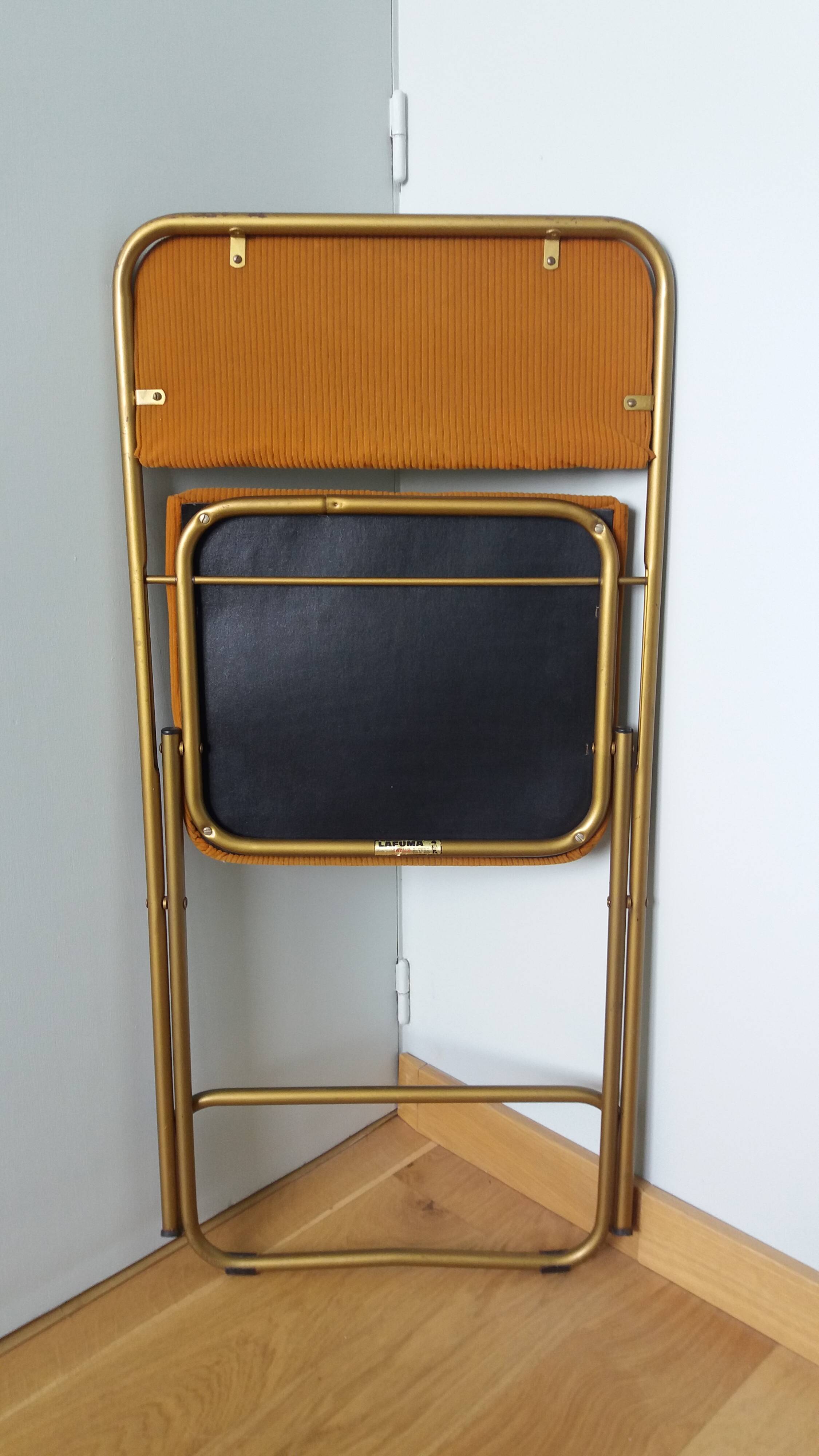 Lafuma Chantazur folding chair from the 1960s.
