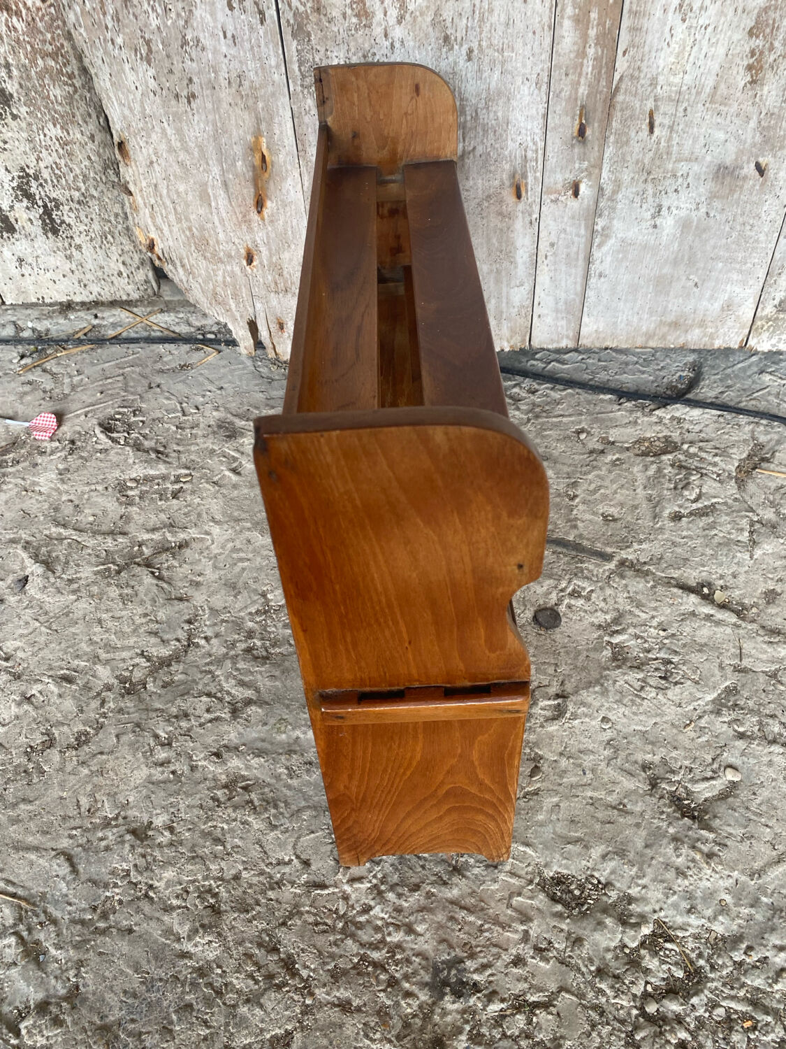 Indian Wall Shelf Vintage Wood Kitchen Storage #D940