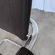 Vintage Mart Stam Style Armchair: Dark Brown Faux Leather Chrome Cantilever