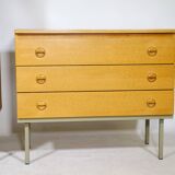 Modular Oak Shelving and Sideboard Set, 1960s