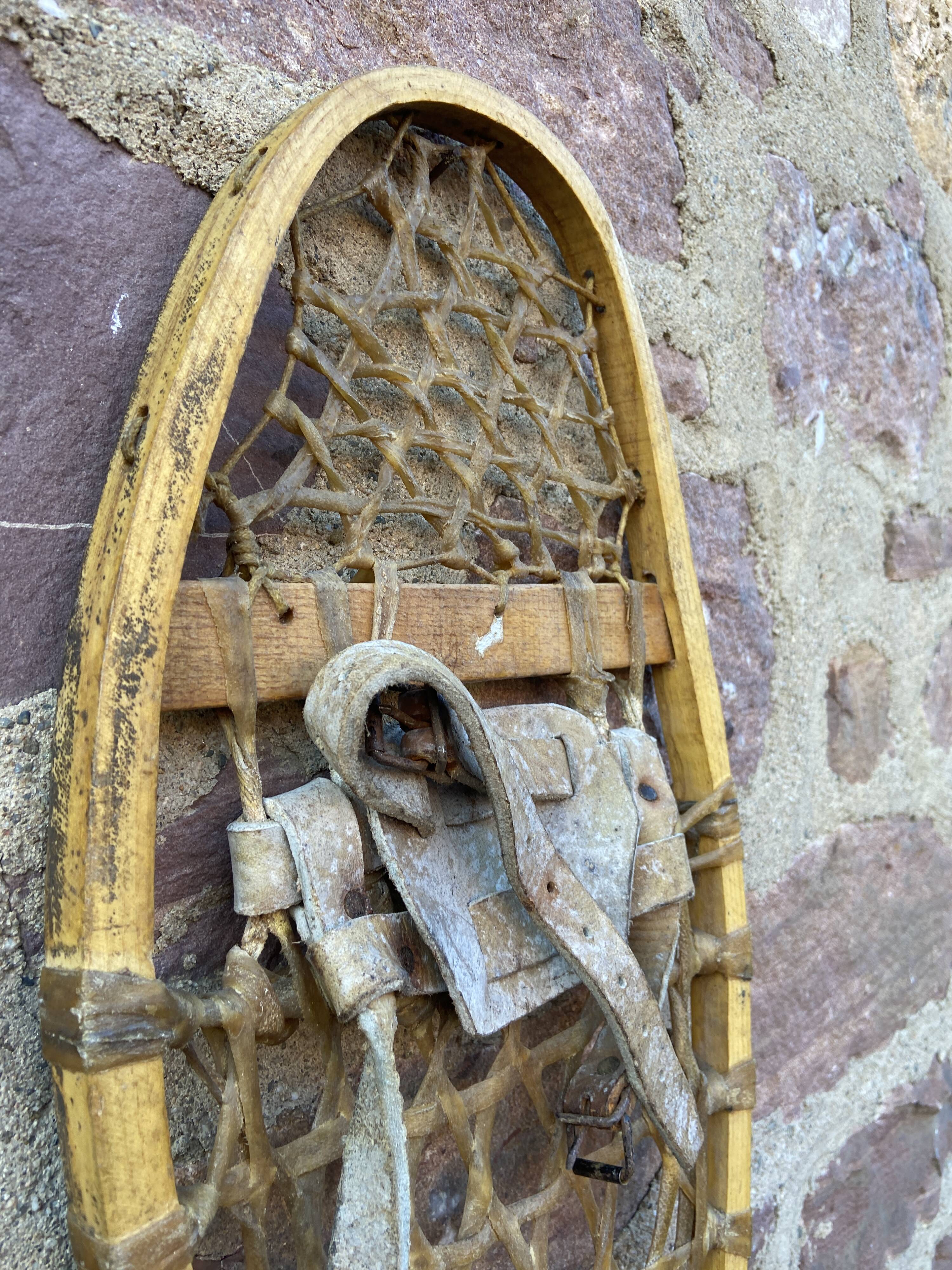 Vintage snowshoes