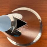 Postmodern German stainless steel kettle by Fissler, 1980s.