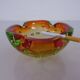 Sommerso Murano Glass Ashtray, Italy, 1960s