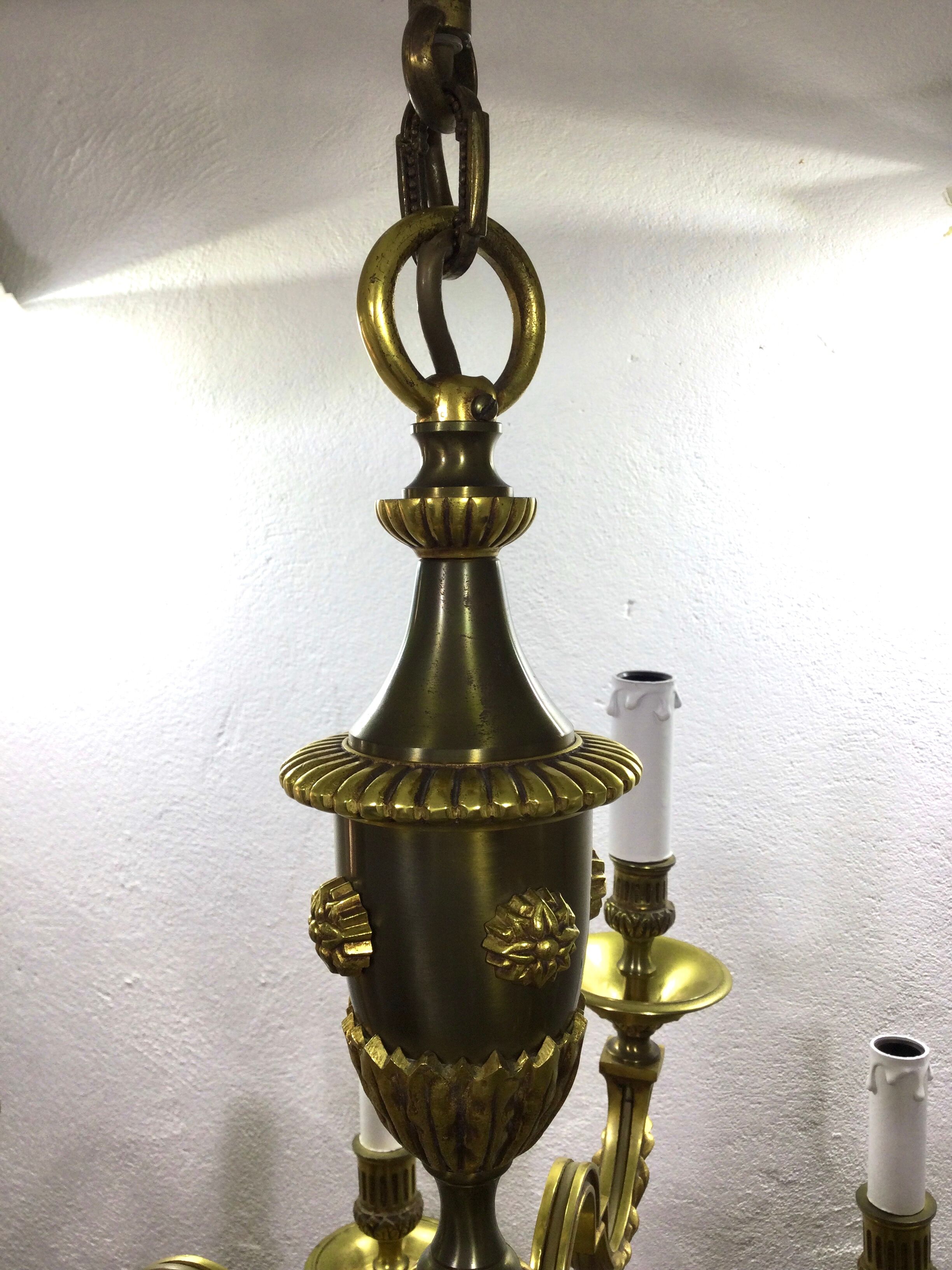 Bronze chandelier 12 lights