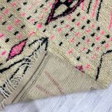 Handmade moroccan berber carpet 254 x 142 cm