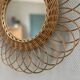 Rattan mirror