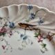 Assiette ancienne Haviland & Co Vermont Frères – porcelaine polychrome oiseaux fleurs