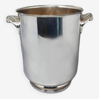 1950s Gorgeous Ice Bucket byChristofle in Silver Plated. Made in France