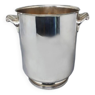 1950s Gorgeous Ice Bucket byChristofle in Silver Plated. Made in France