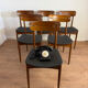 Set of 6 Scandinavian teak chairs – 1960s