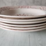 Set of 6 hollow plates Versailles