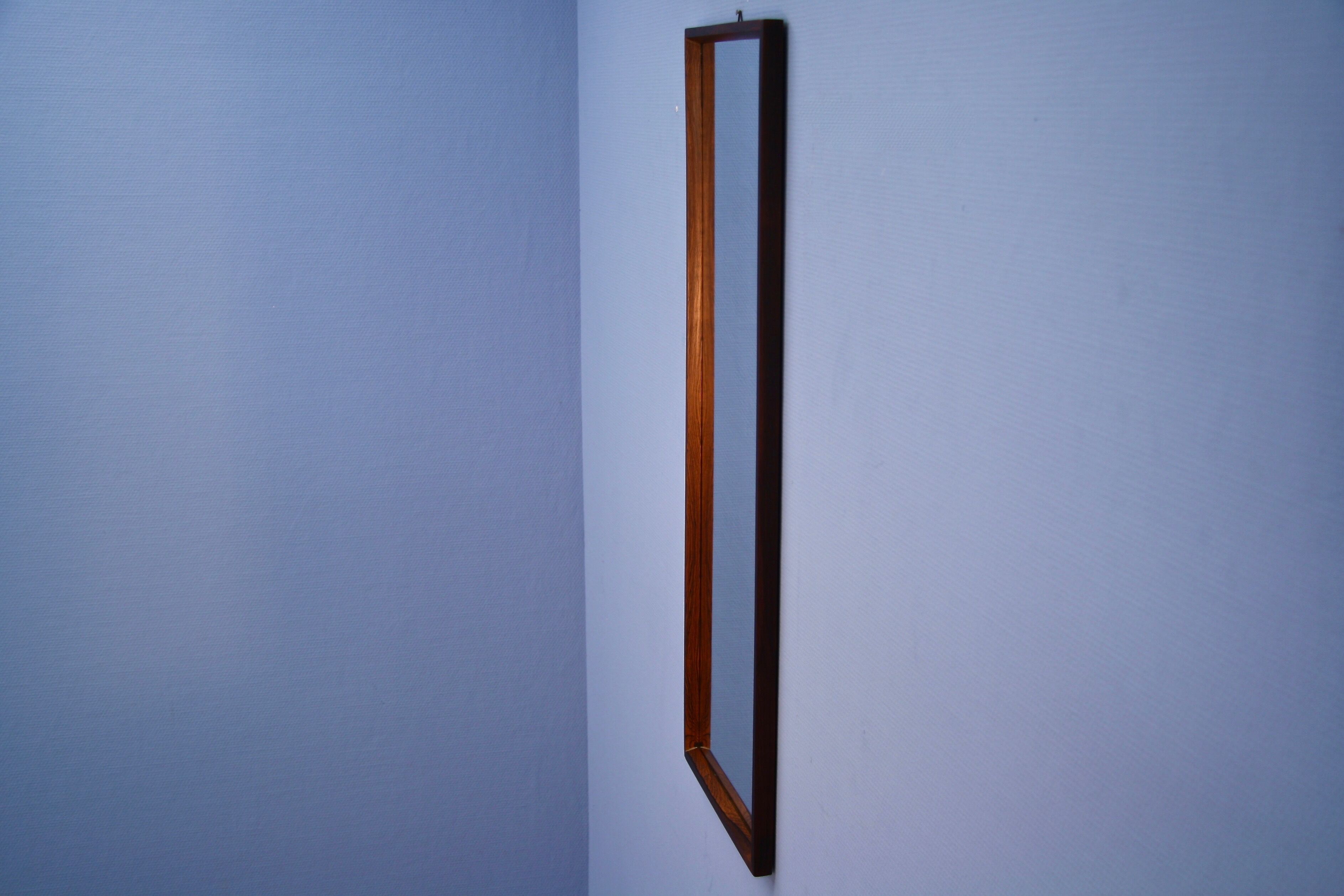 Miroir danois en palissandre, années 1960