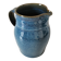 Blue glazed stoneware jug