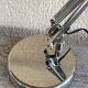 Lampe de bureau acier nickelé