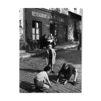 Photographie "le Montmartre des années 50"