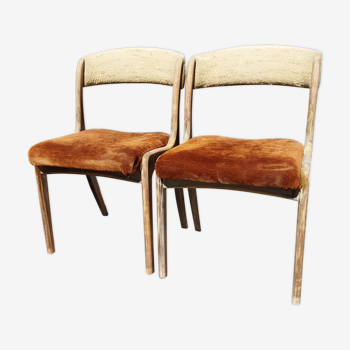 Paire de chaises Baumann gondole