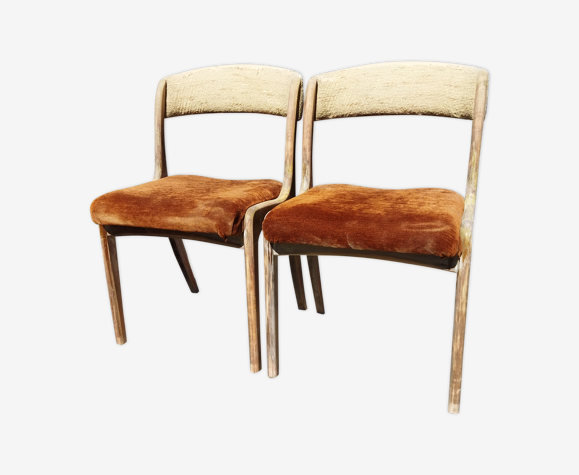 Paire de chaises Baumann gondole