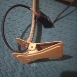 Vintage clip-on desk lamp