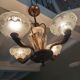 Vintage Art Deco chandelier 1950s