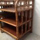 Buffet vintage cannage rotin et bois