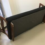 Two-seater sofa, beech wood. Danish manufacture