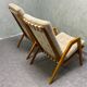 Paire de fauteuils par Jan Vaněk, années 1940, entièrement restaurés, Tchécoslovaquie