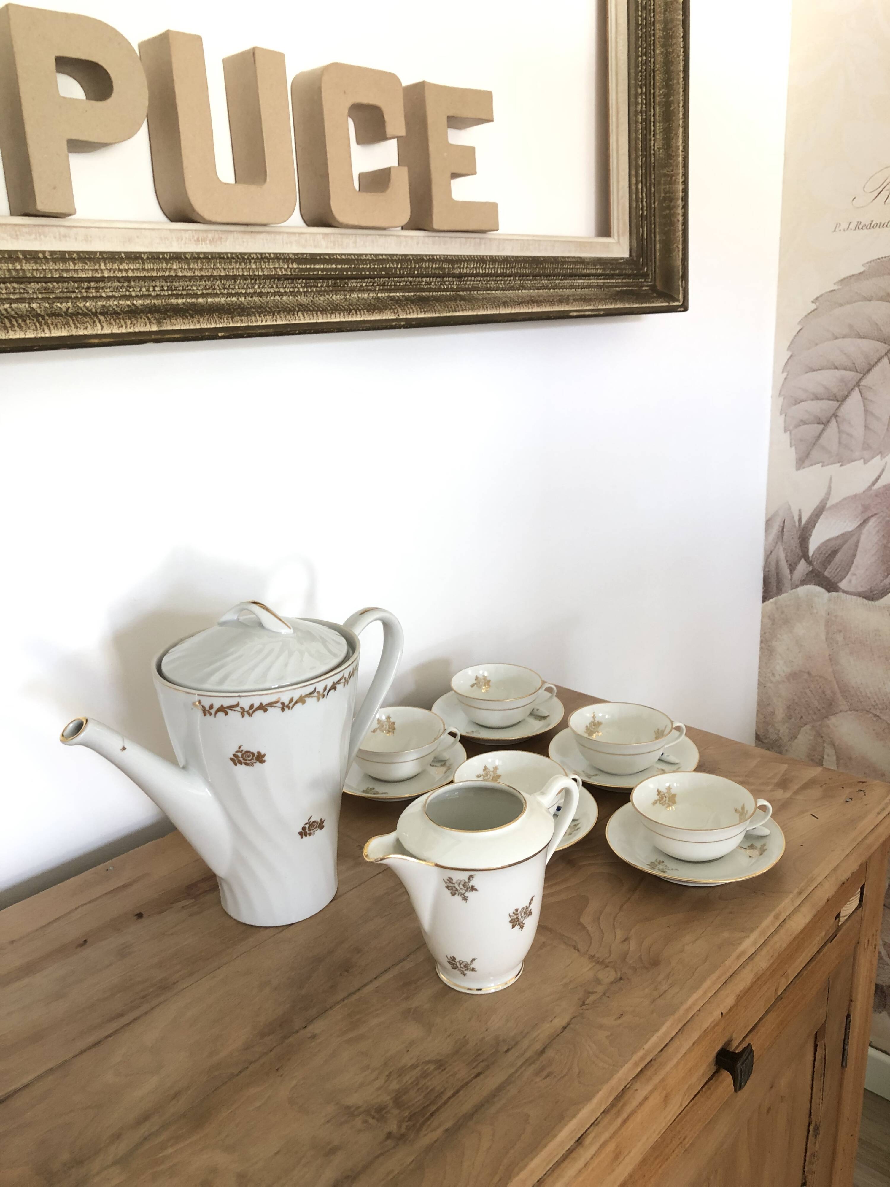 Limoges porcelain tea or coffee service