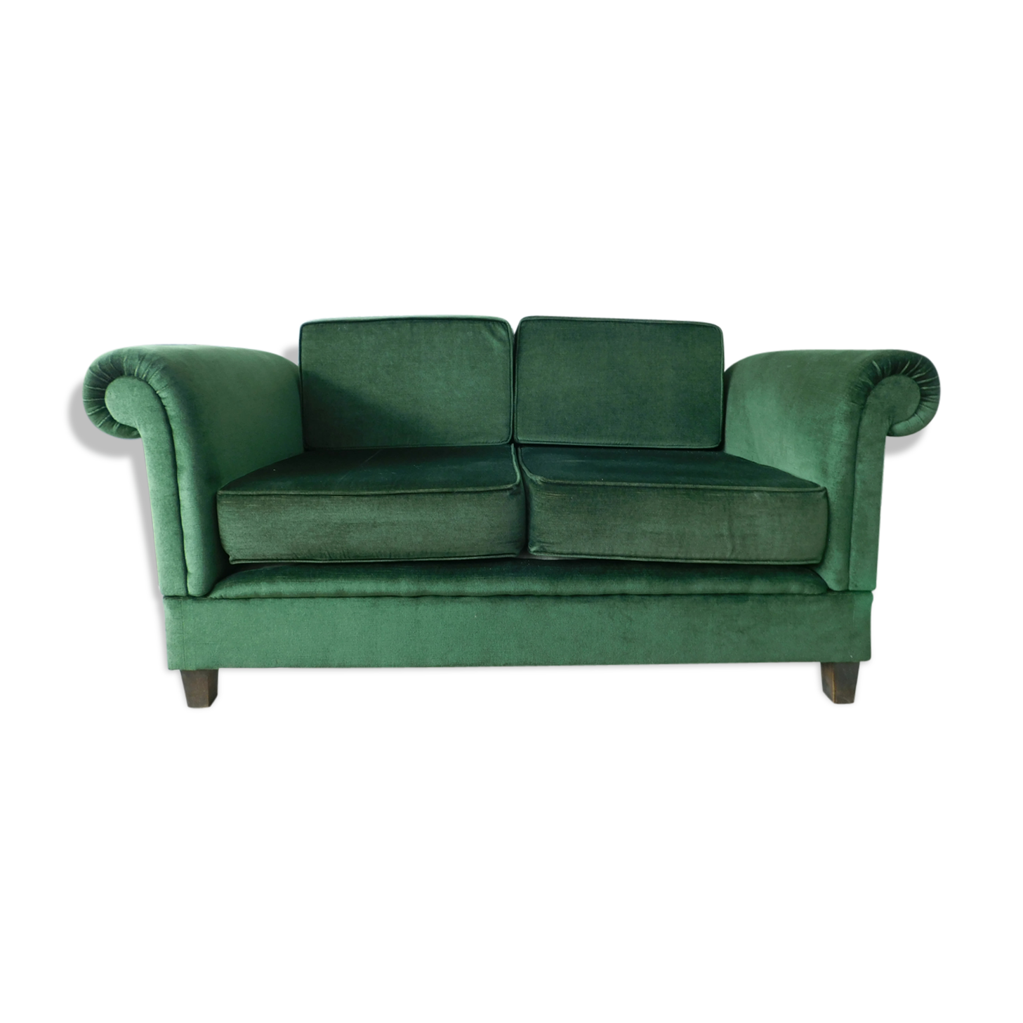 Vintage green couch