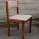 Six Scandinavian beech chairs, 1970s.