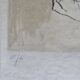 JANSEM Jean lithographie Nu De Dos A La Rose Vers 1970