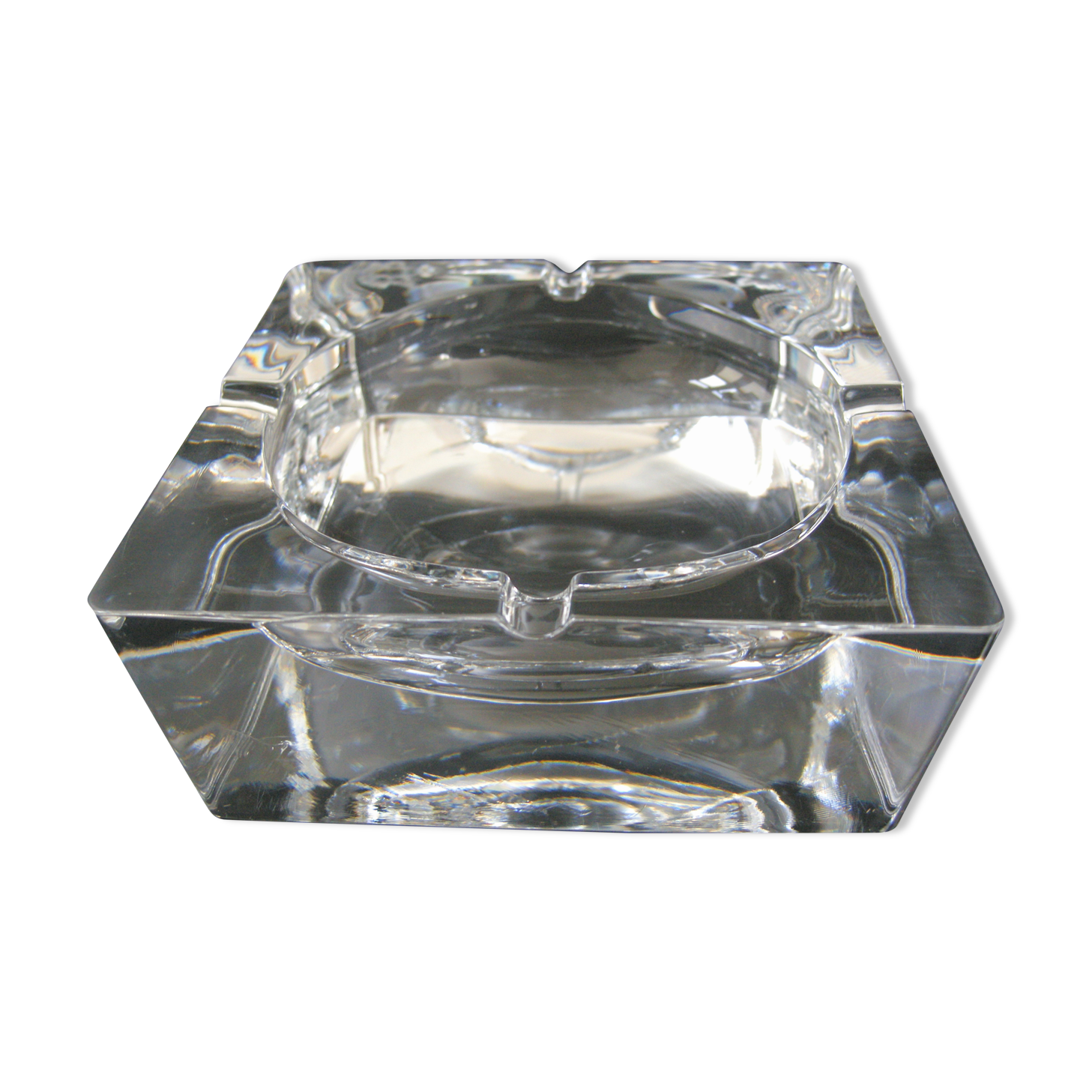 Cendrier verre vintage 1970