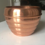 Cache pot vintage en cuivre