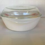 Psychedelic casserole dish with lid