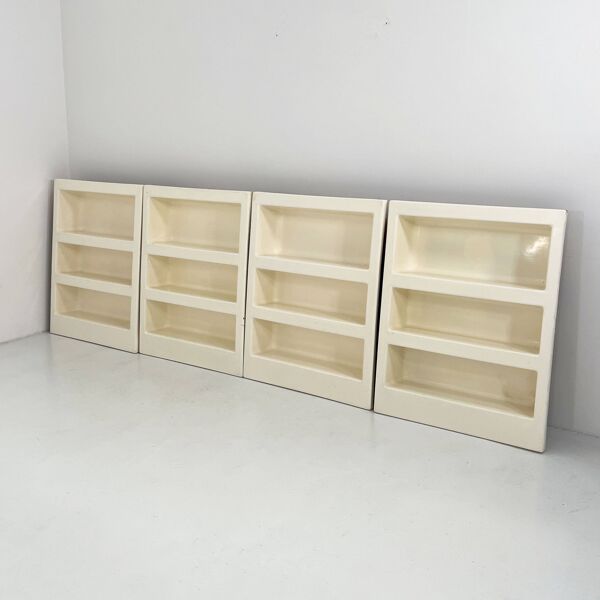 Etagère murale Space Age encastrable en fibre de verre, 1970