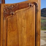 Walnut wardrobe in Louis XV style